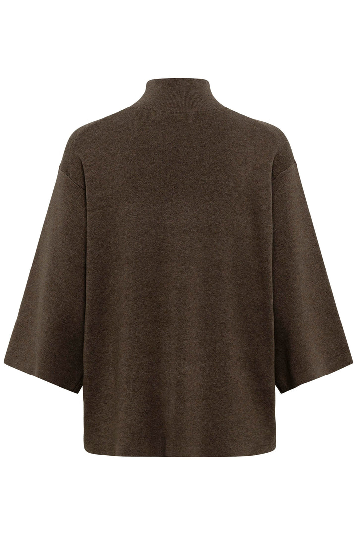 Tricot Tilda à col roulé coupe ample vue de face pour femme Inwear