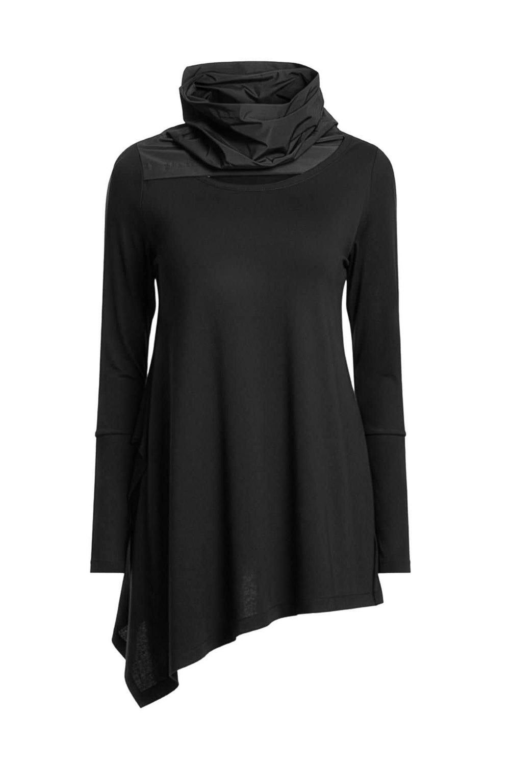 Women's Jese asymmetrical draped-neck tunic xenia
