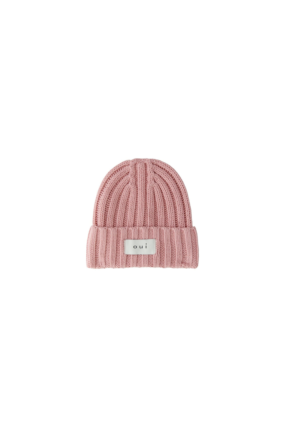 Women's rib-knit cuffed beanie Oui