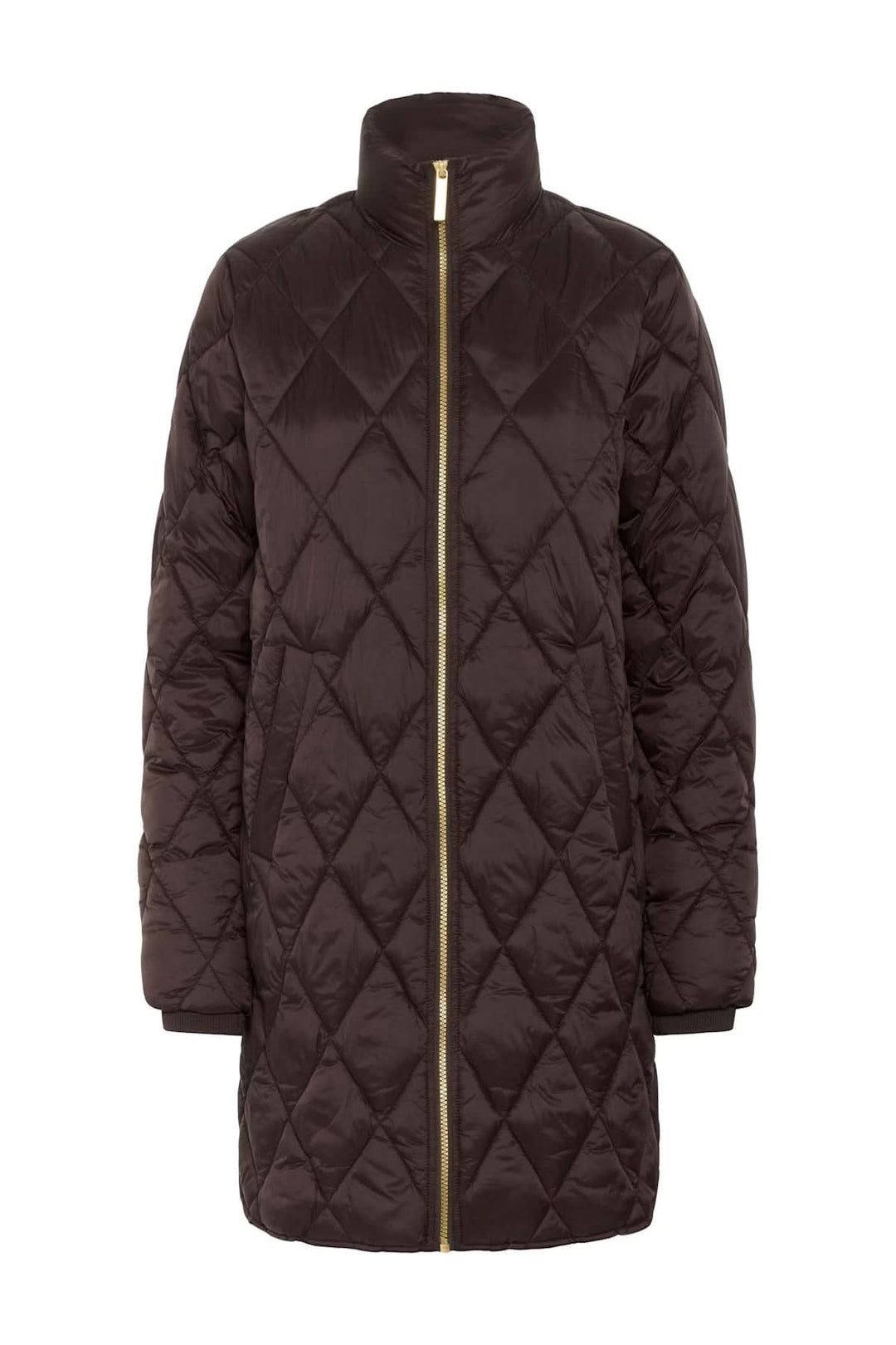 Manteau matelassé à losanges