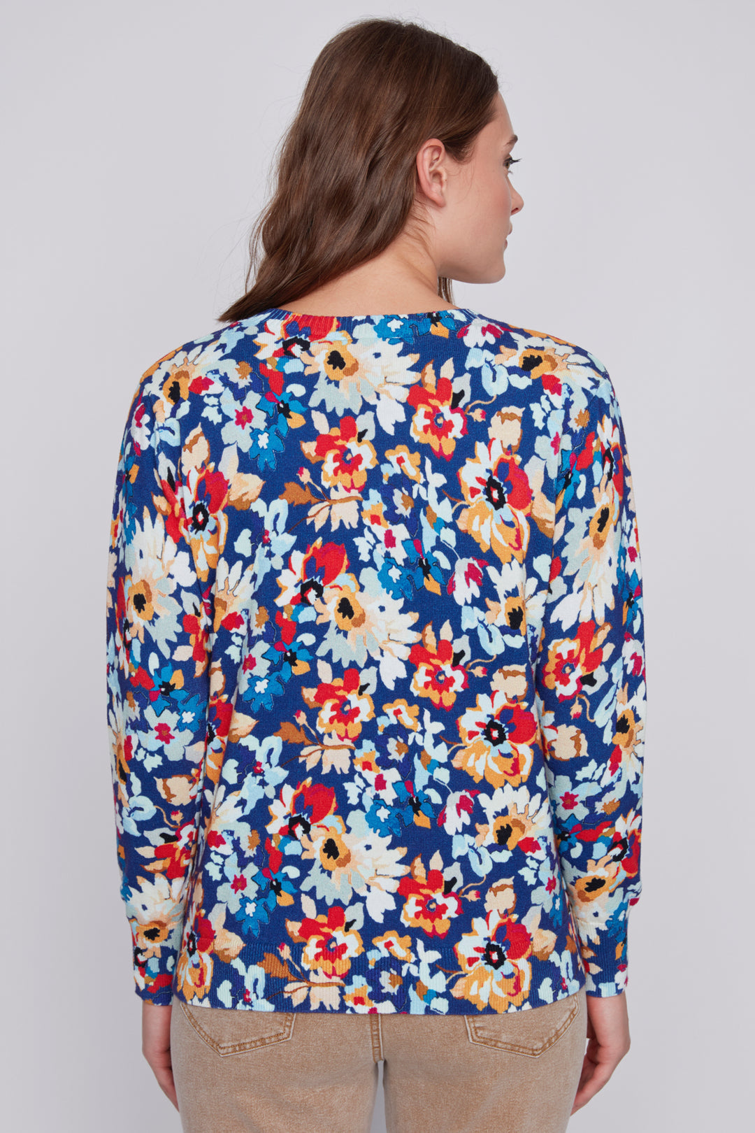 Floral sweater