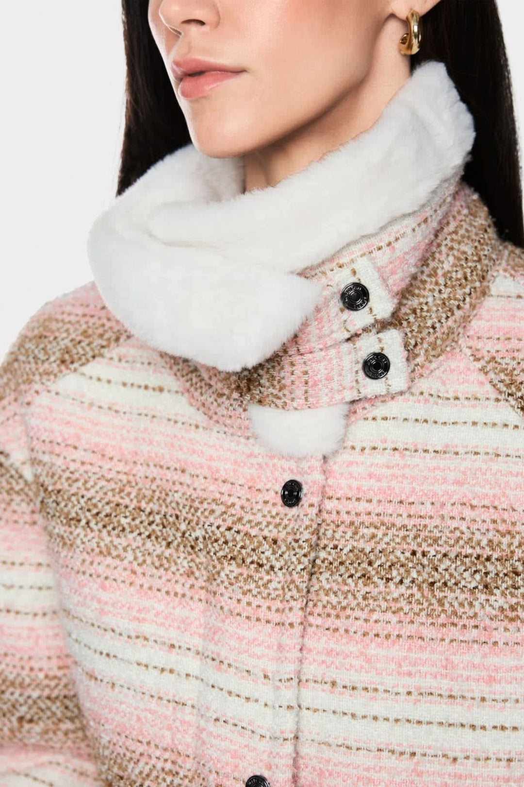 Veste chaude à fourrure synthétique pour femme Marc Cain