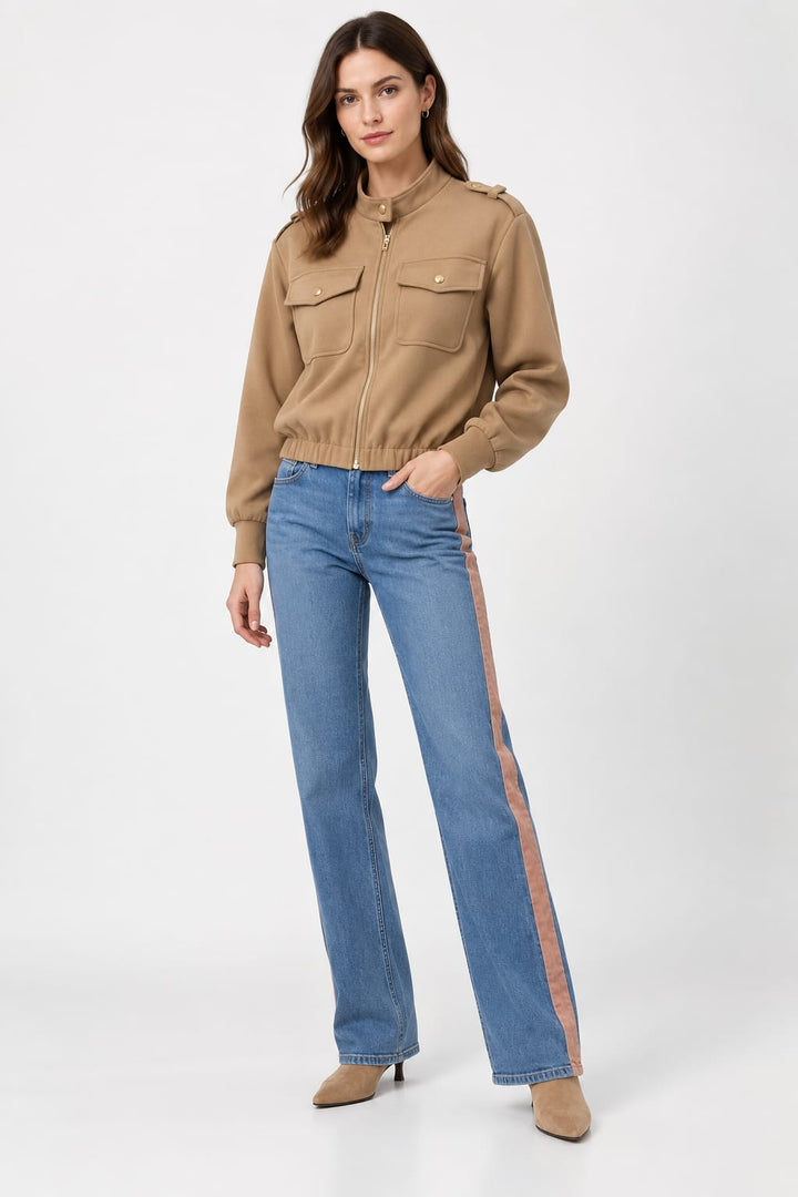 Veste courte utilitaire à poches pour femme Monari