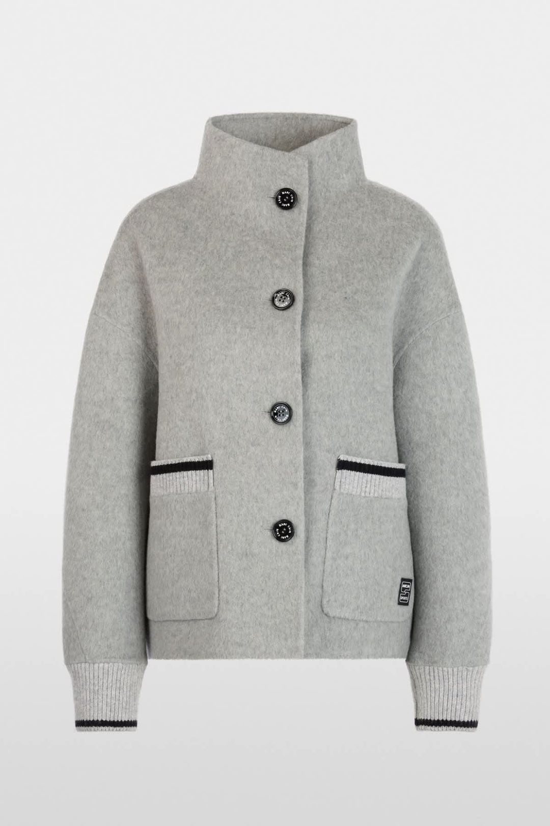 Veste en laine mélangée à col montant pour femme Marc Cain