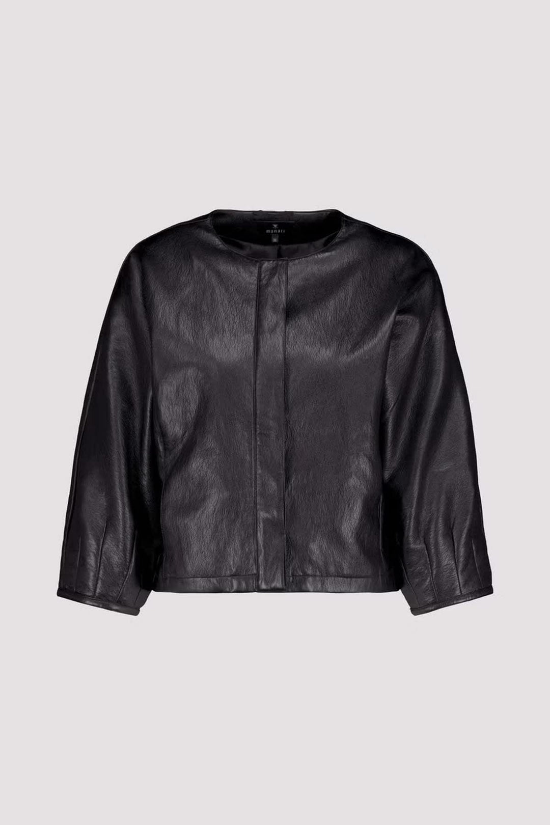 Veste en similicuir à manches ballon pour femme Monari
