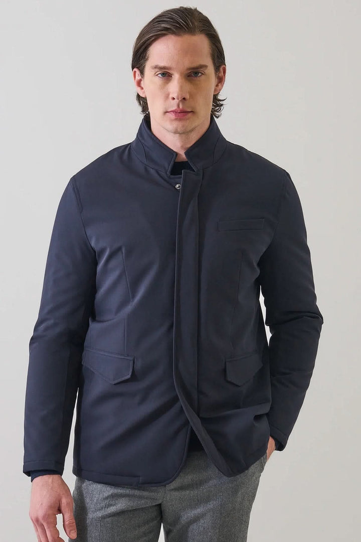 Veste légère extensible à col montant pour homme Patrick Assaraf