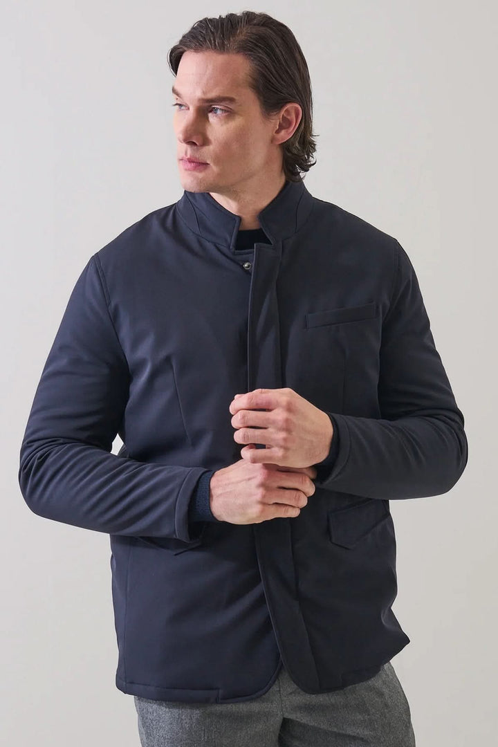 Veste légère extensible à col montant pour homme Patrick Assaraf
