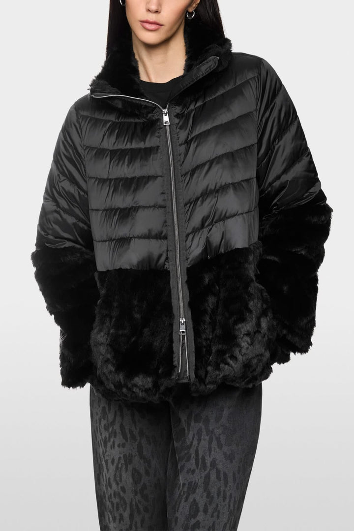 Veste matelassée avec fausse fourrure pour femme Marc Cain