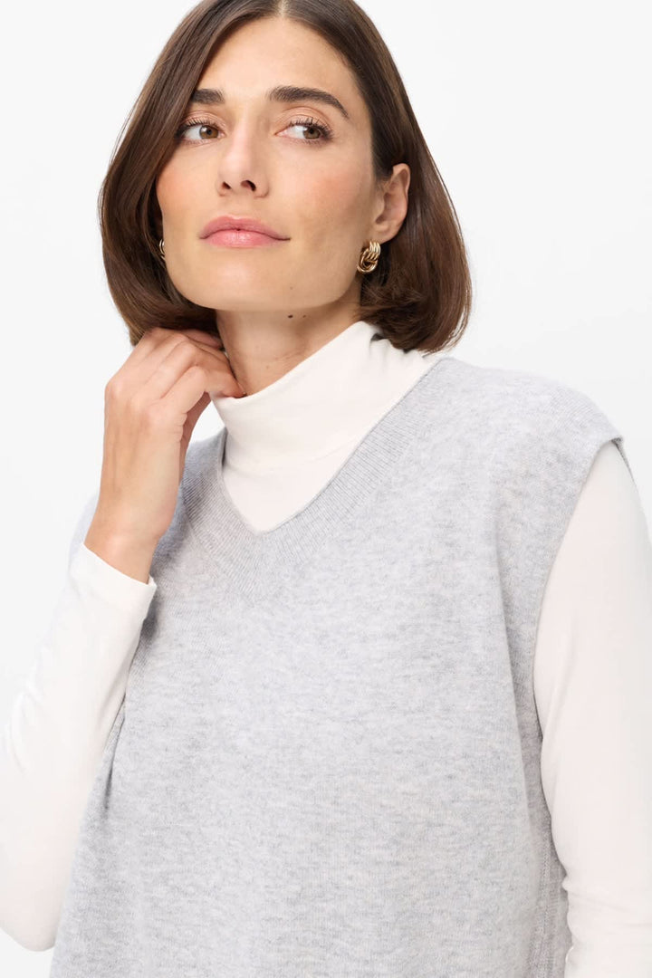 Veste sans manches en laine mérinos et cachemire pour femme Brax