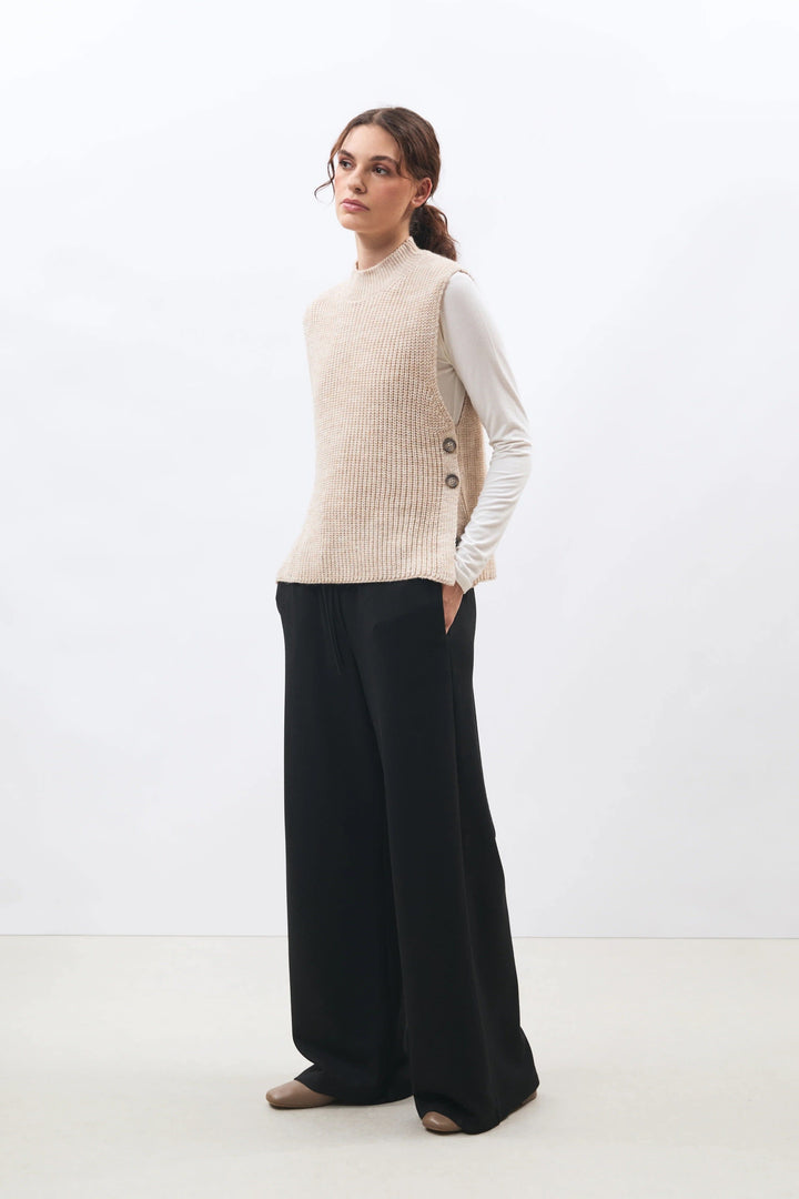 Veste sans manches Mika en tricot pour femme Humility