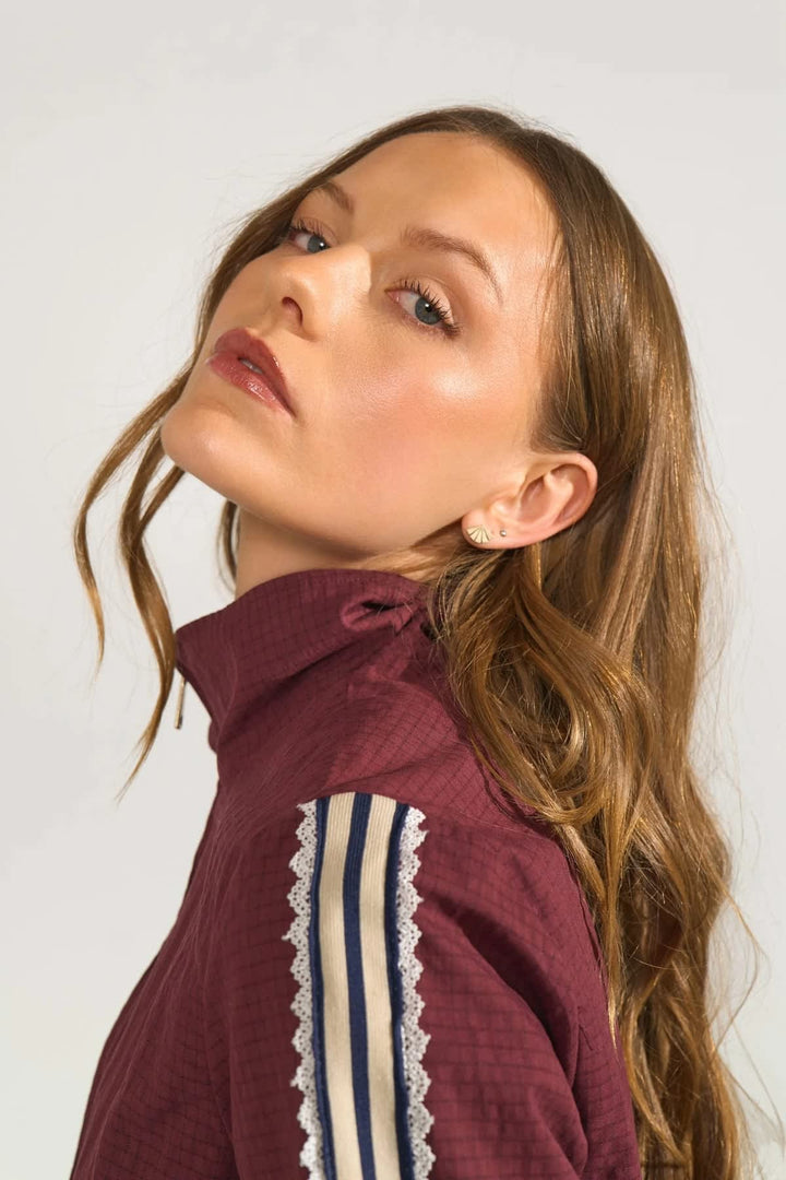 Veste sportive à bandes contrastantes pour femme Numph