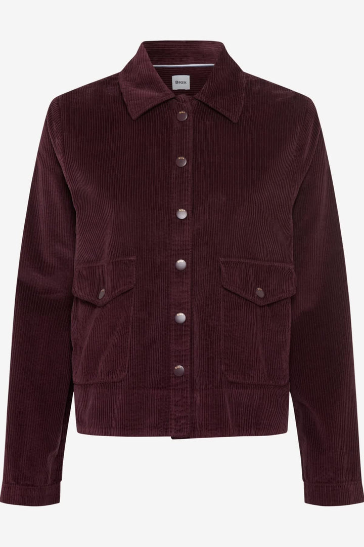 Veste surchemise Vega en velours côtelé pour femme Brax