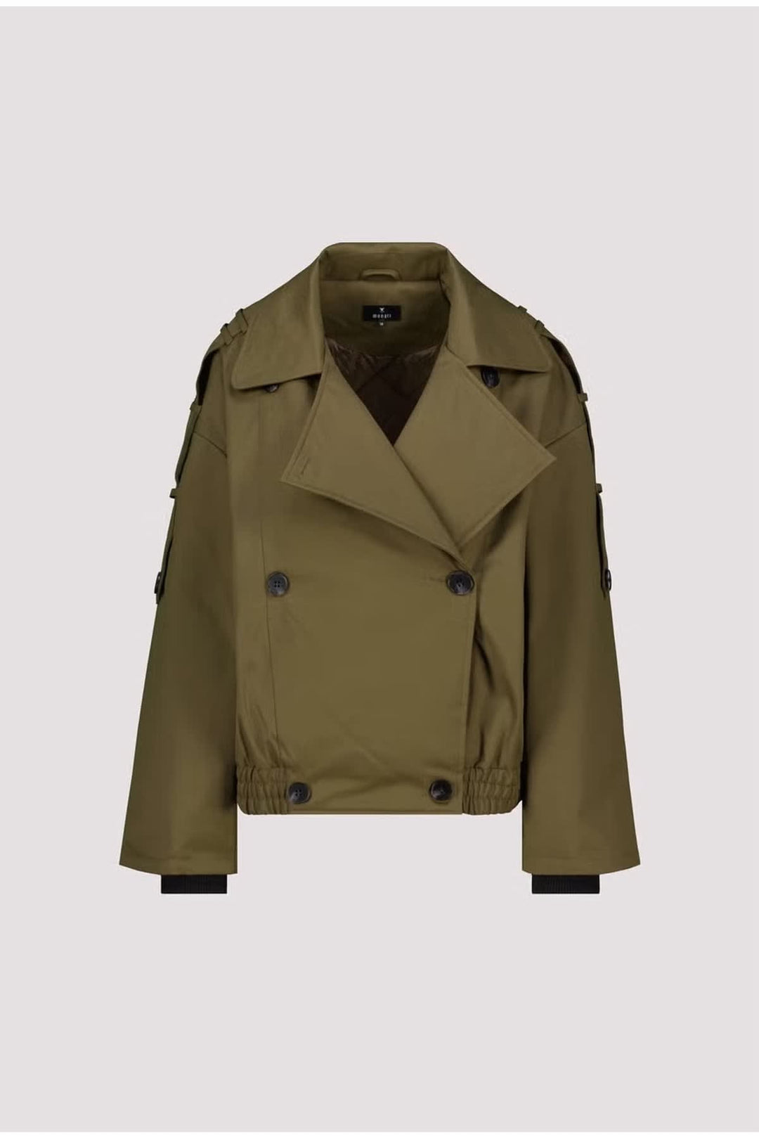 Veste surdimensionnée matelassée vue de face pour femme Monari