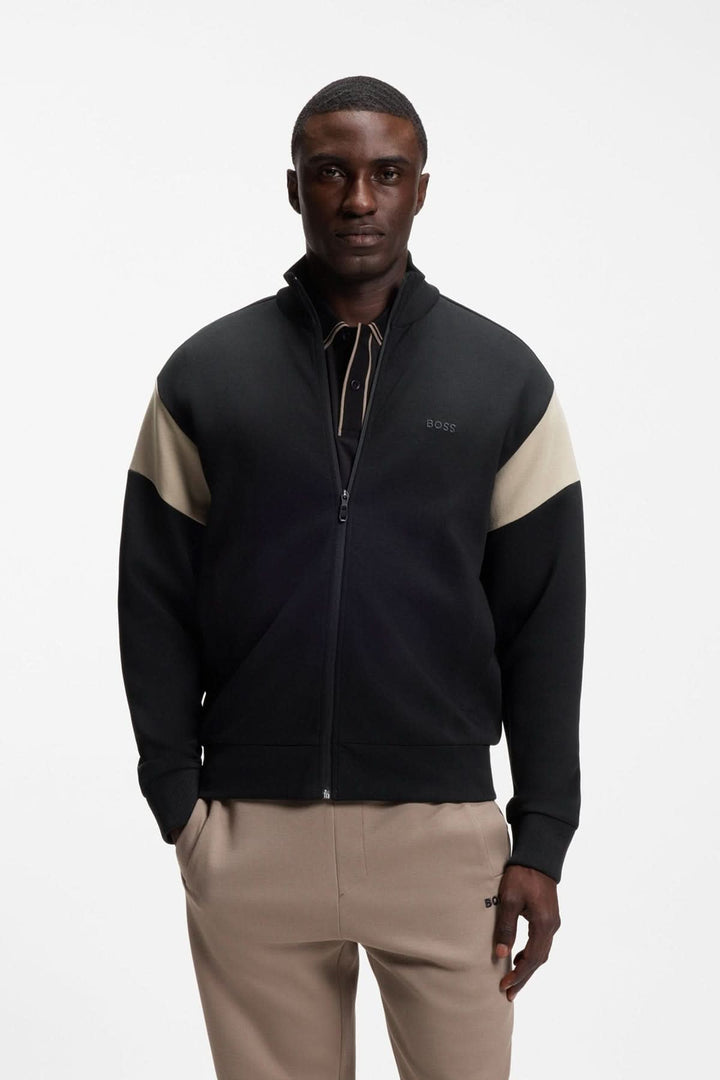 Veste zippée à blocs contrastants pour homme Hugo Boss