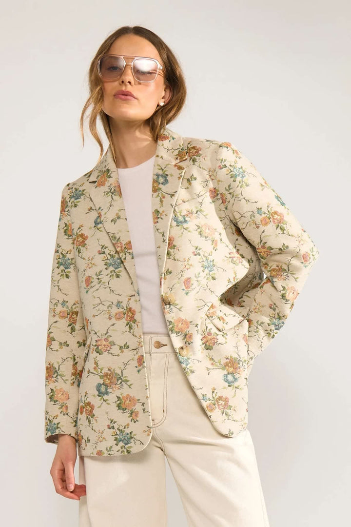 Veston à motif floral pour femme Numph