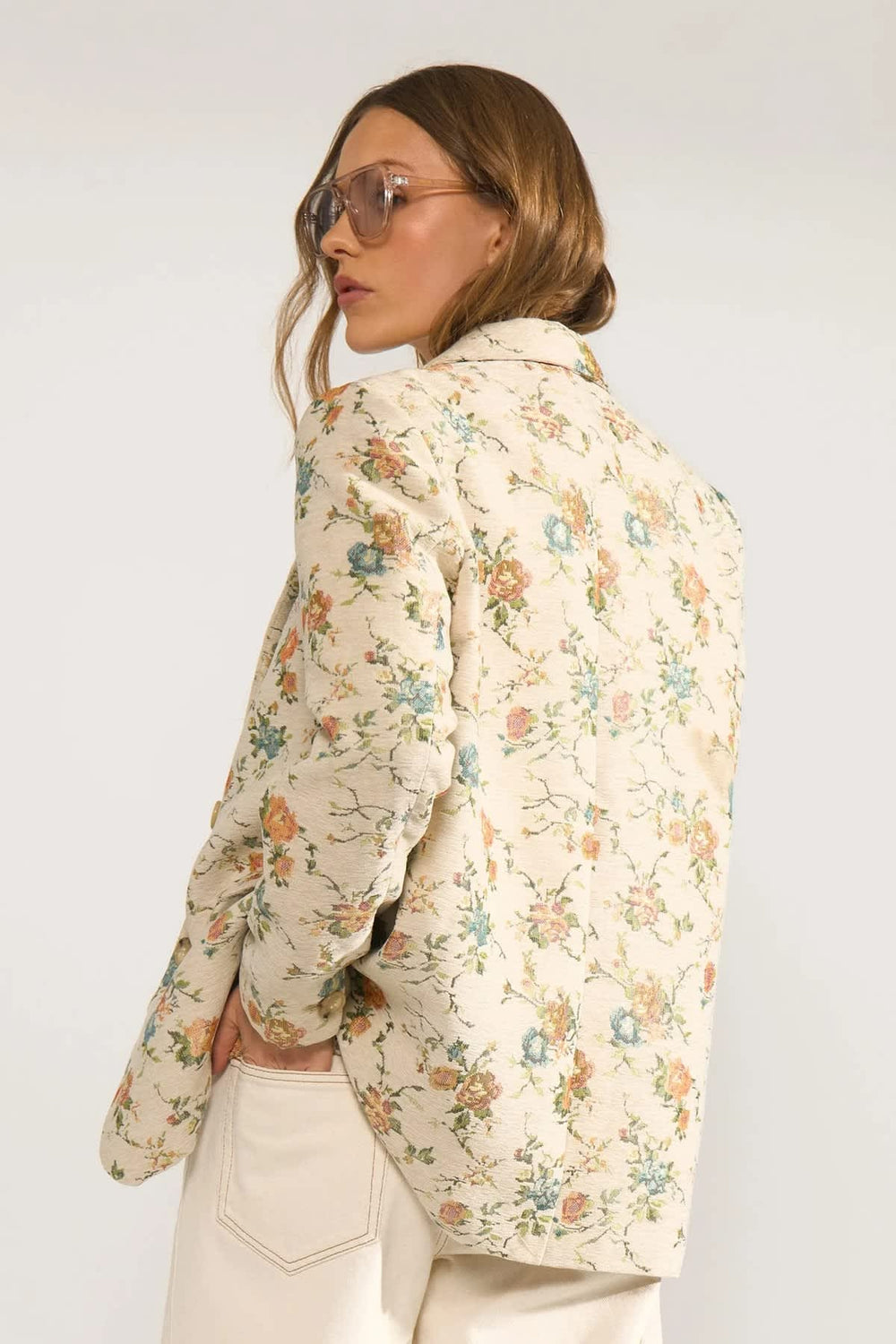 Veston à motif floral pour femme Numph