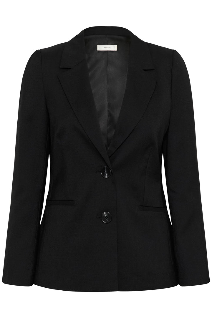 Veston cintré Cadie à col tailleur vue de face pour femme Inwear