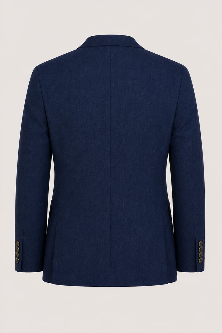 Side view of a gray textured Circolo cotton men&