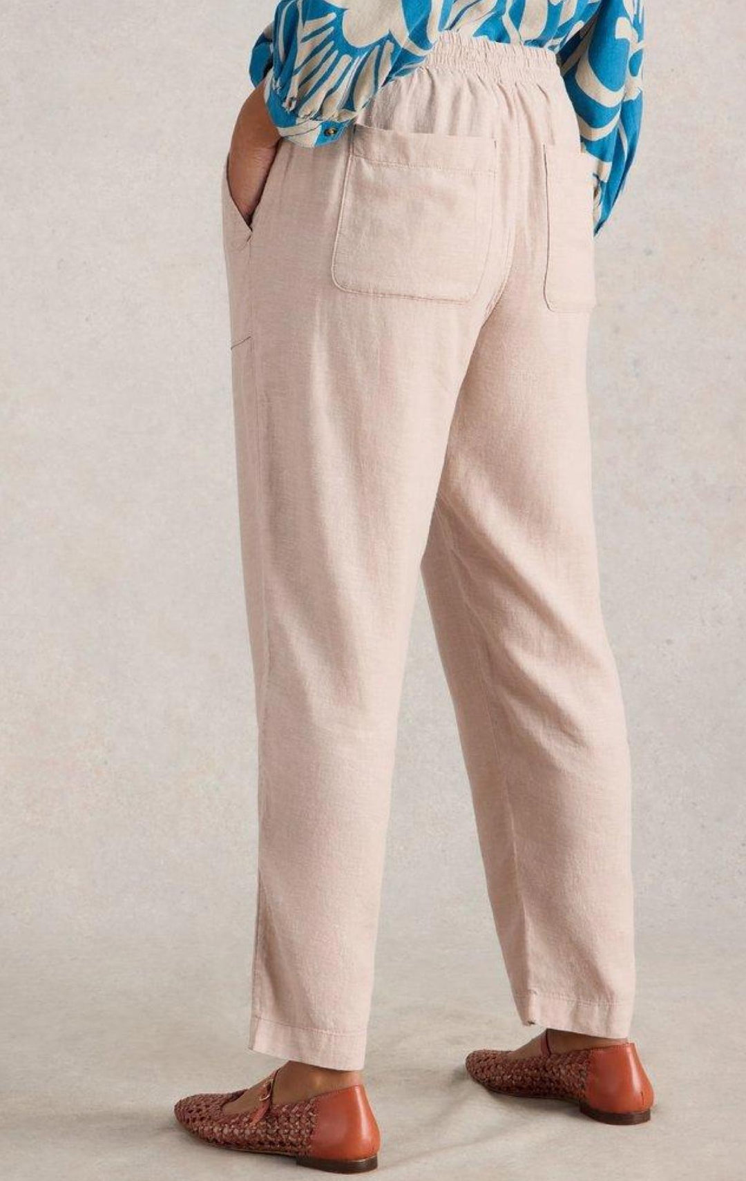 Elle linen blend pants