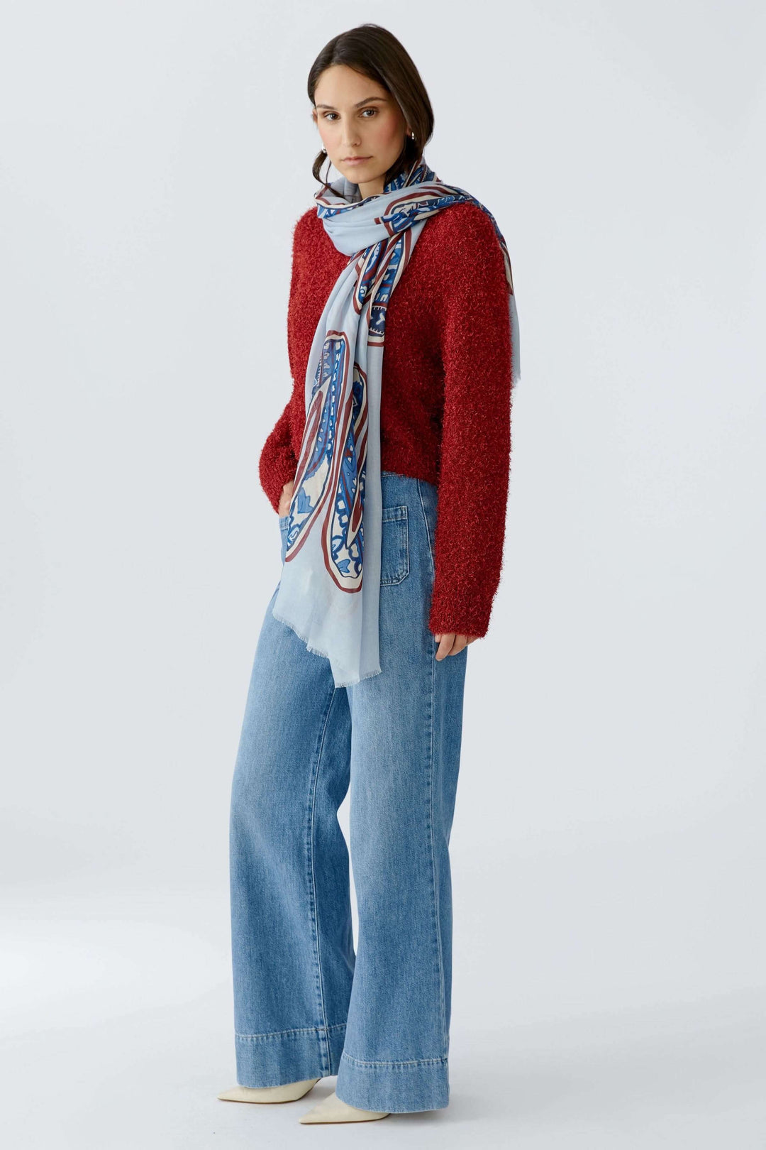 Foulard à imprimé décoratif