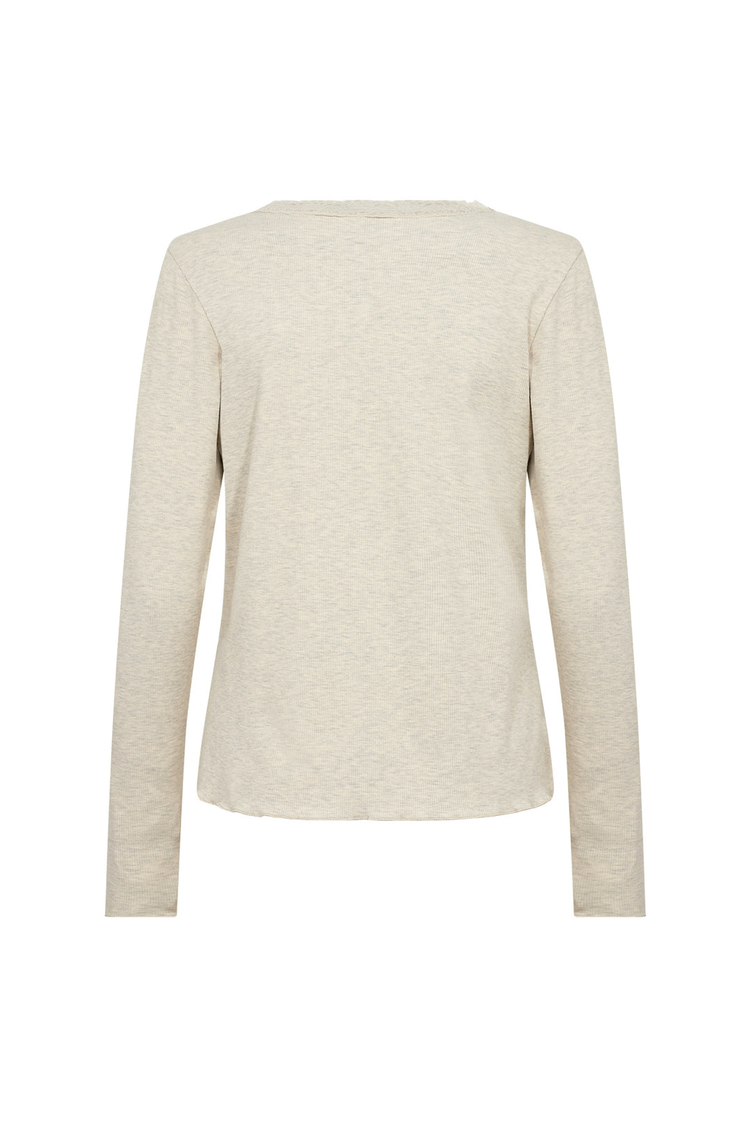 Chandail Chanilla à manches longues avec bordure en dentelle