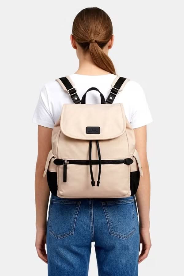 Utility drawstring backpack