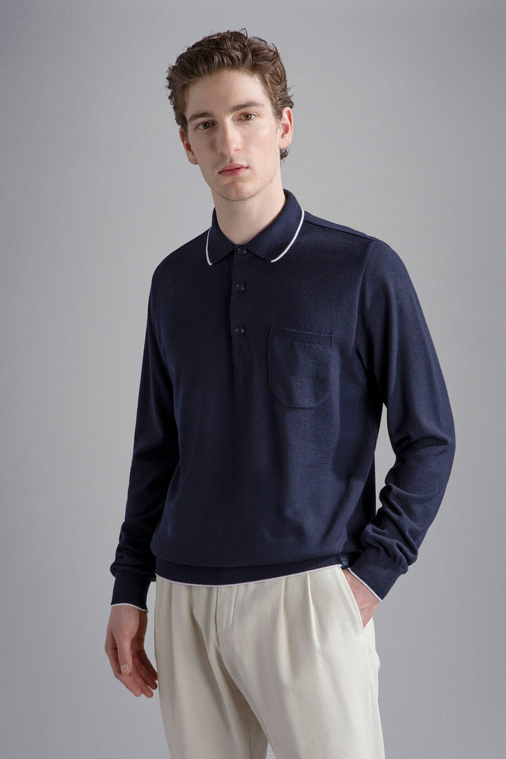 Wool polo