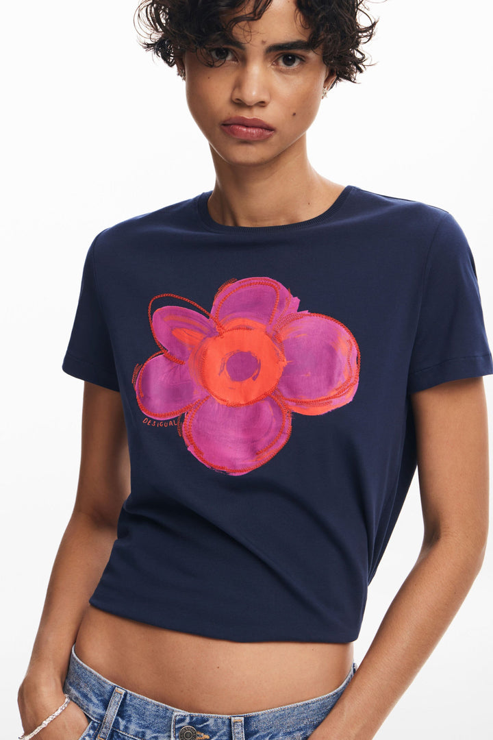 Floral print t-shirt