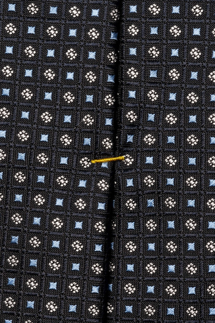 Cravate motif géométrique