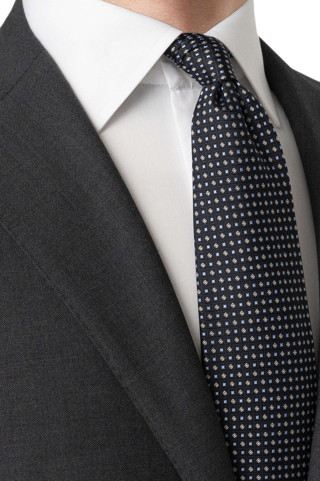 Cravate motif géométrique