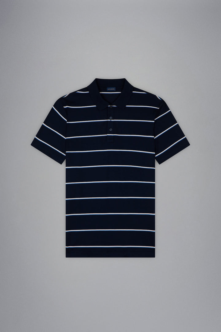 Striped polo shirt