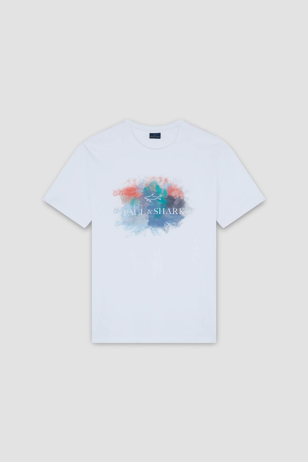 Cotton T-shirt with watercolor print