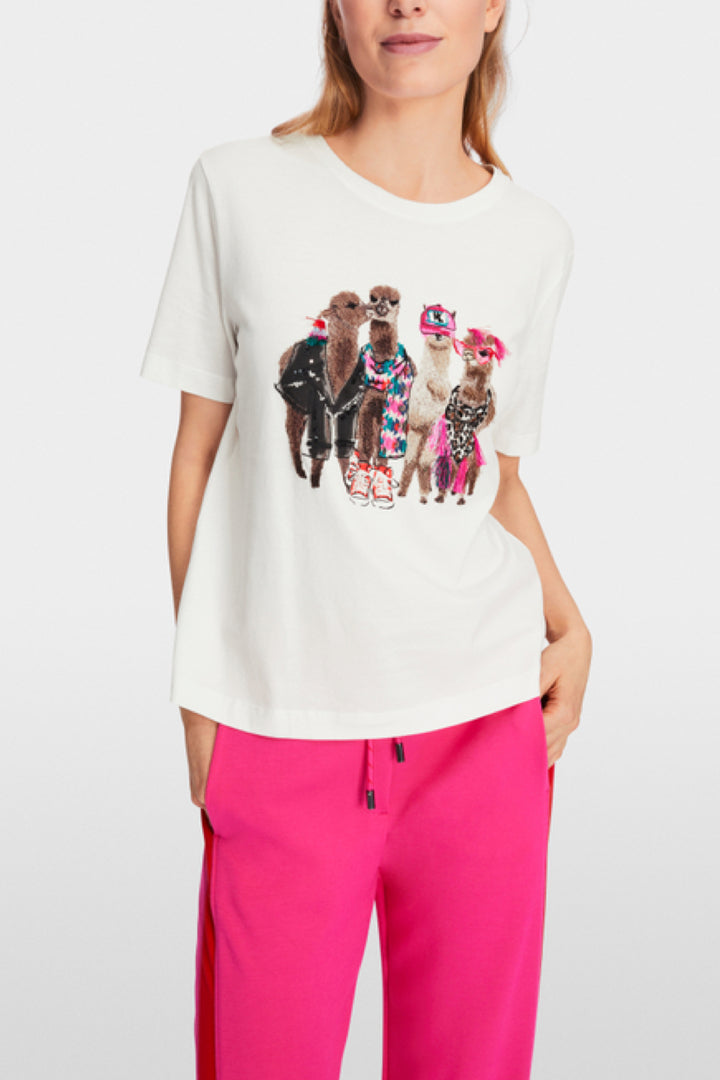 Llama Pattern T-Shirt