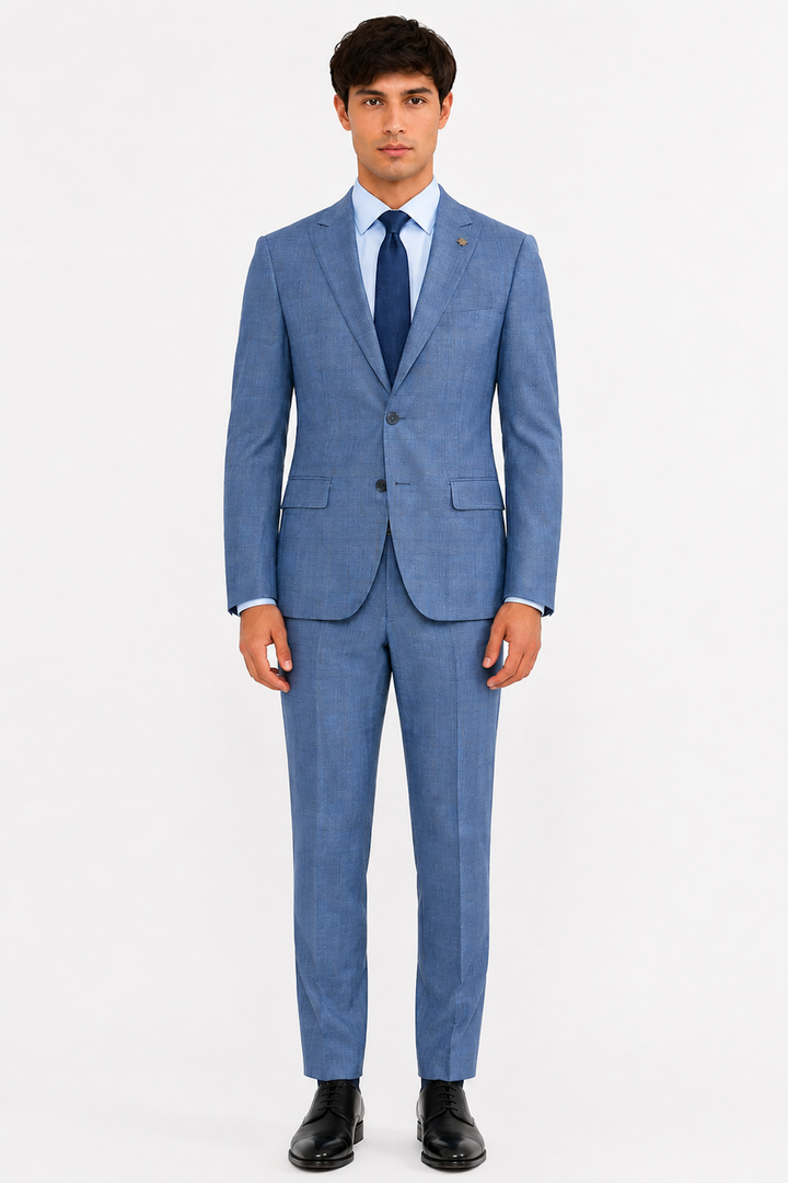 Subtle checkered suit