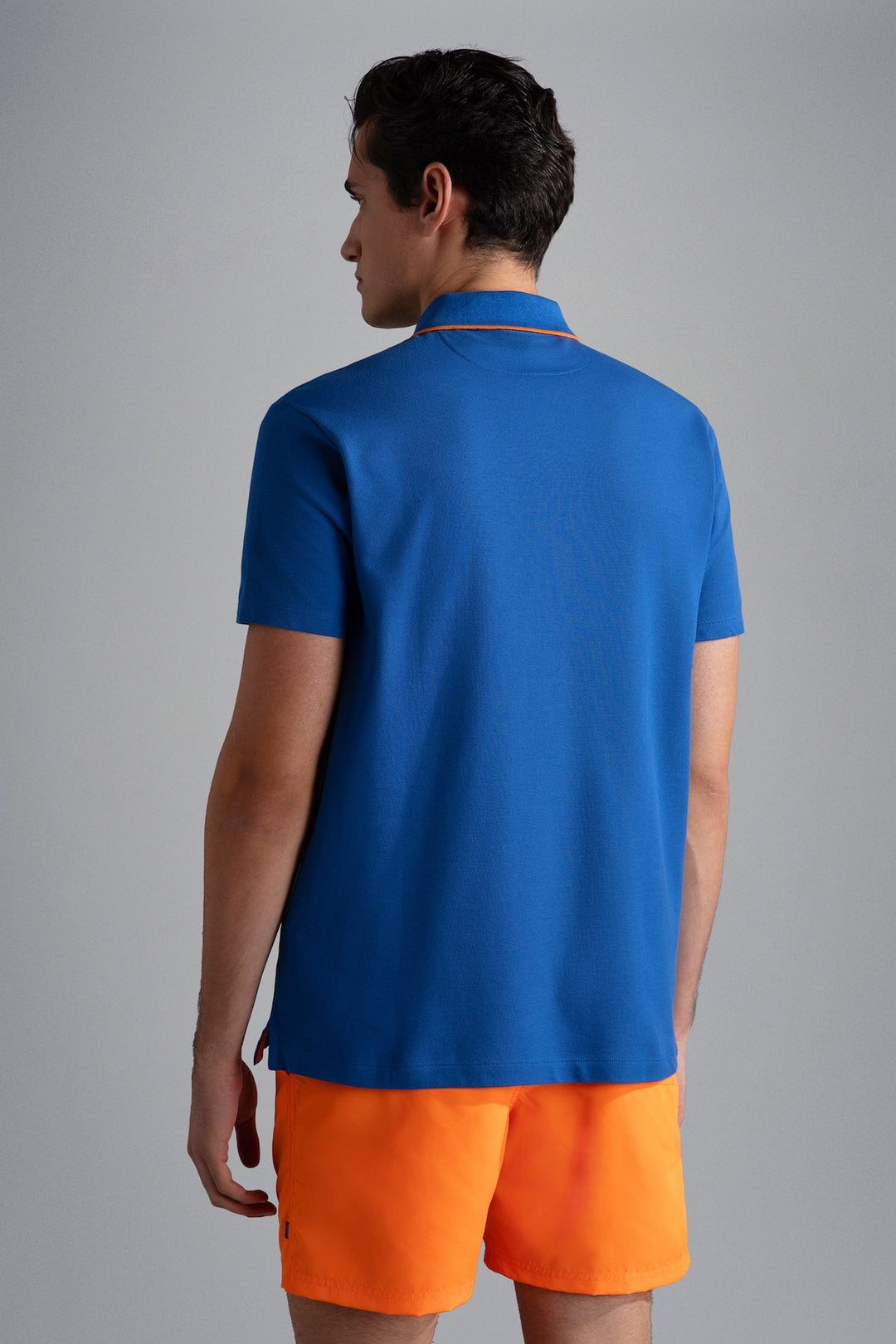 Polo shirt with orange details