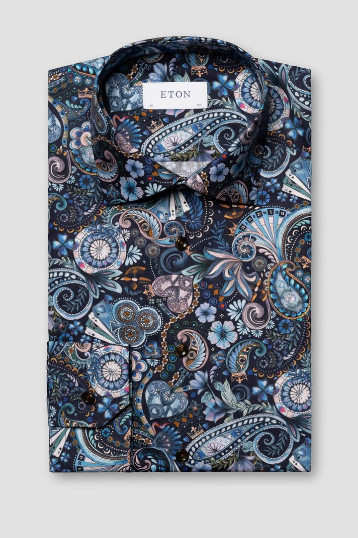 Chemise à motif floral