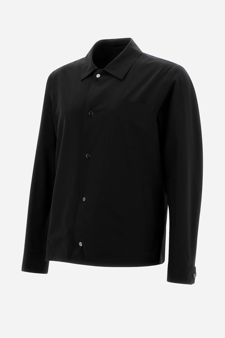 Shirt-jacket in stretch fabric