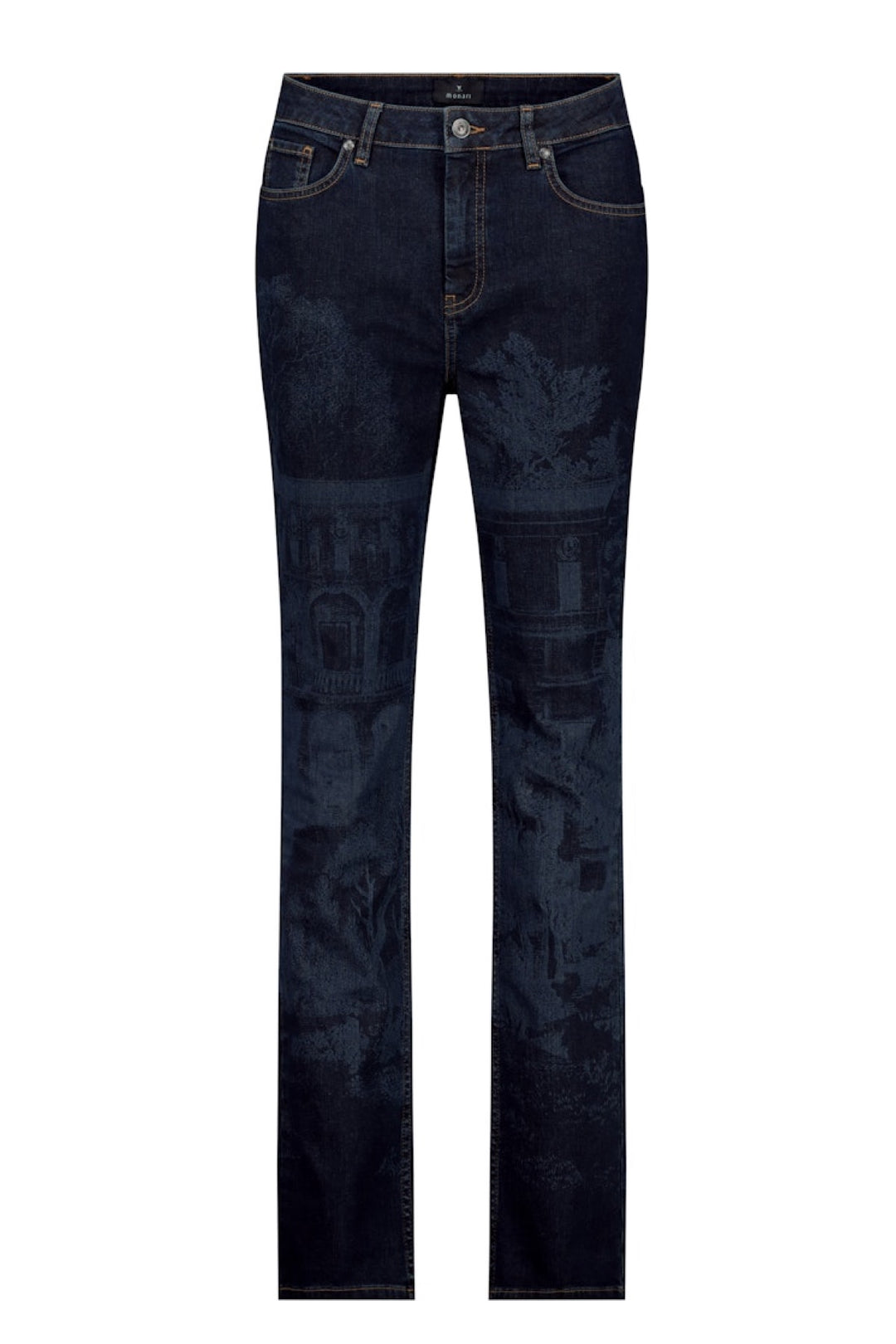 “English Garden” printed jeans