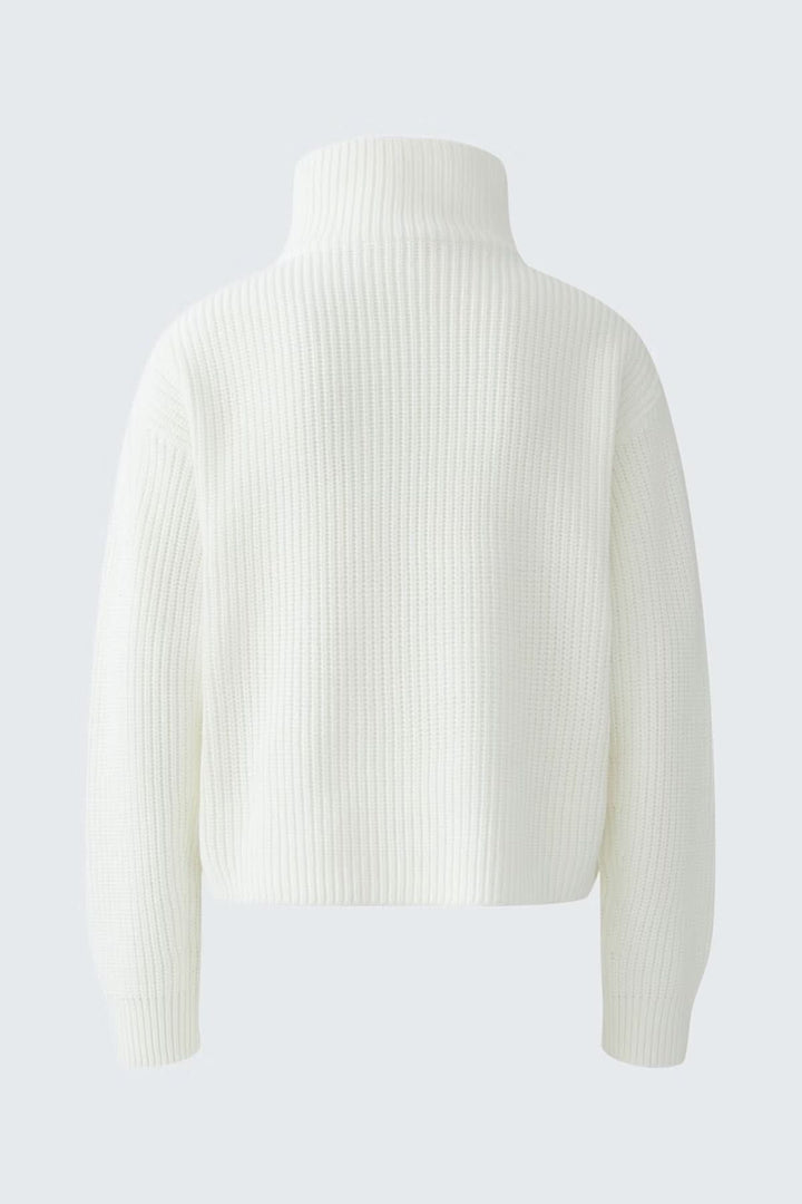 Ribbed knit sweater