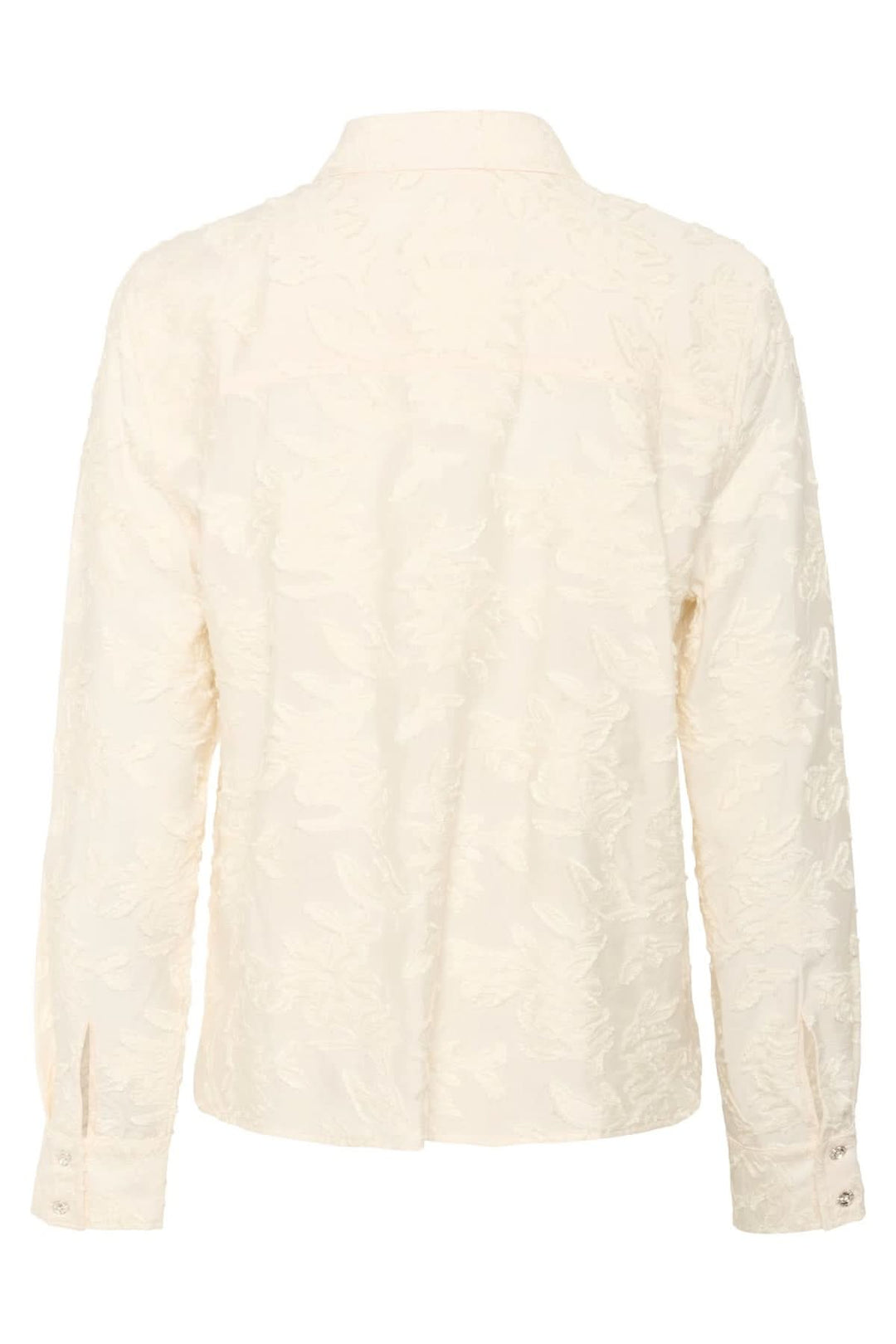 Vilya shirt with tone-on-tone floral embossing