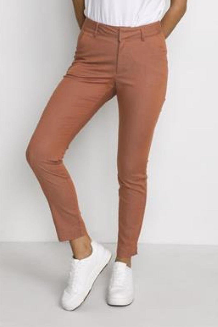 Pantalon Chino Femme - Bas - Pantalon - Chino Kaffe