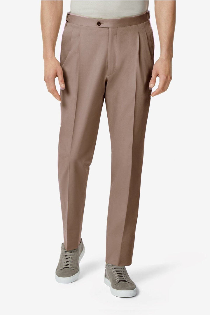 Pantalon à plis de coton et laine Homme - Pantalon - PANTALON HABILLÉ Corneliani