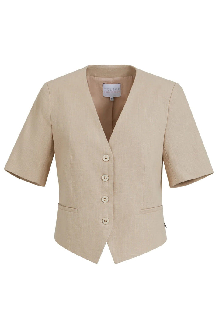 Blazer court avec manches courtes Femme - Hauts coster