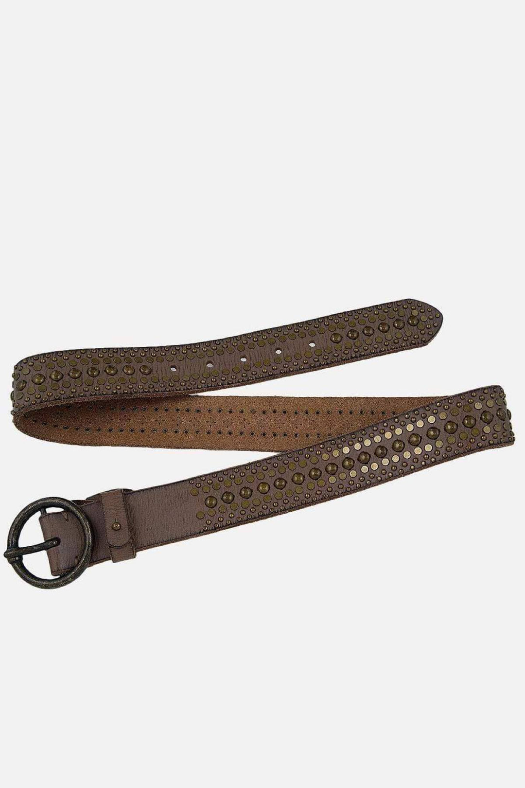 Ceinture en cuir cloutée Femme - Accessoires - Ceinture amsterdame heritage