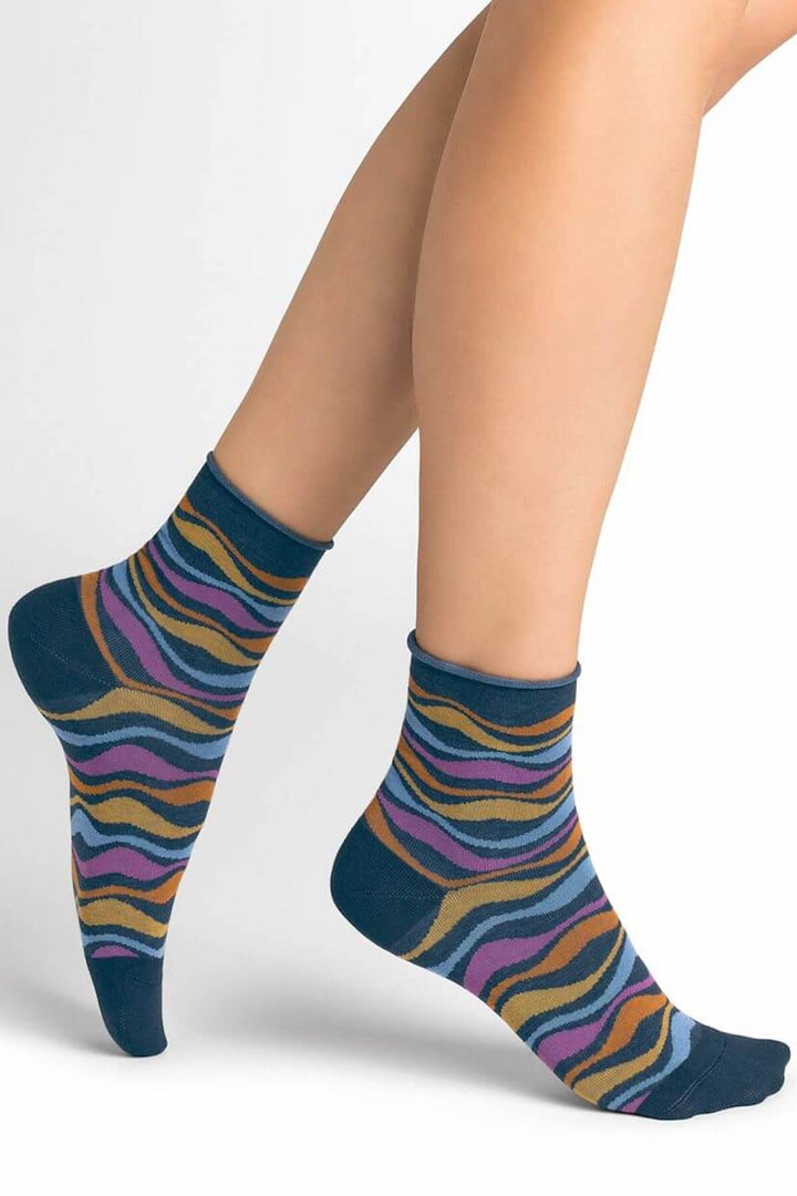 Chaussettes imprimées Femme - Accessoires - Chaussette Bleuforêt