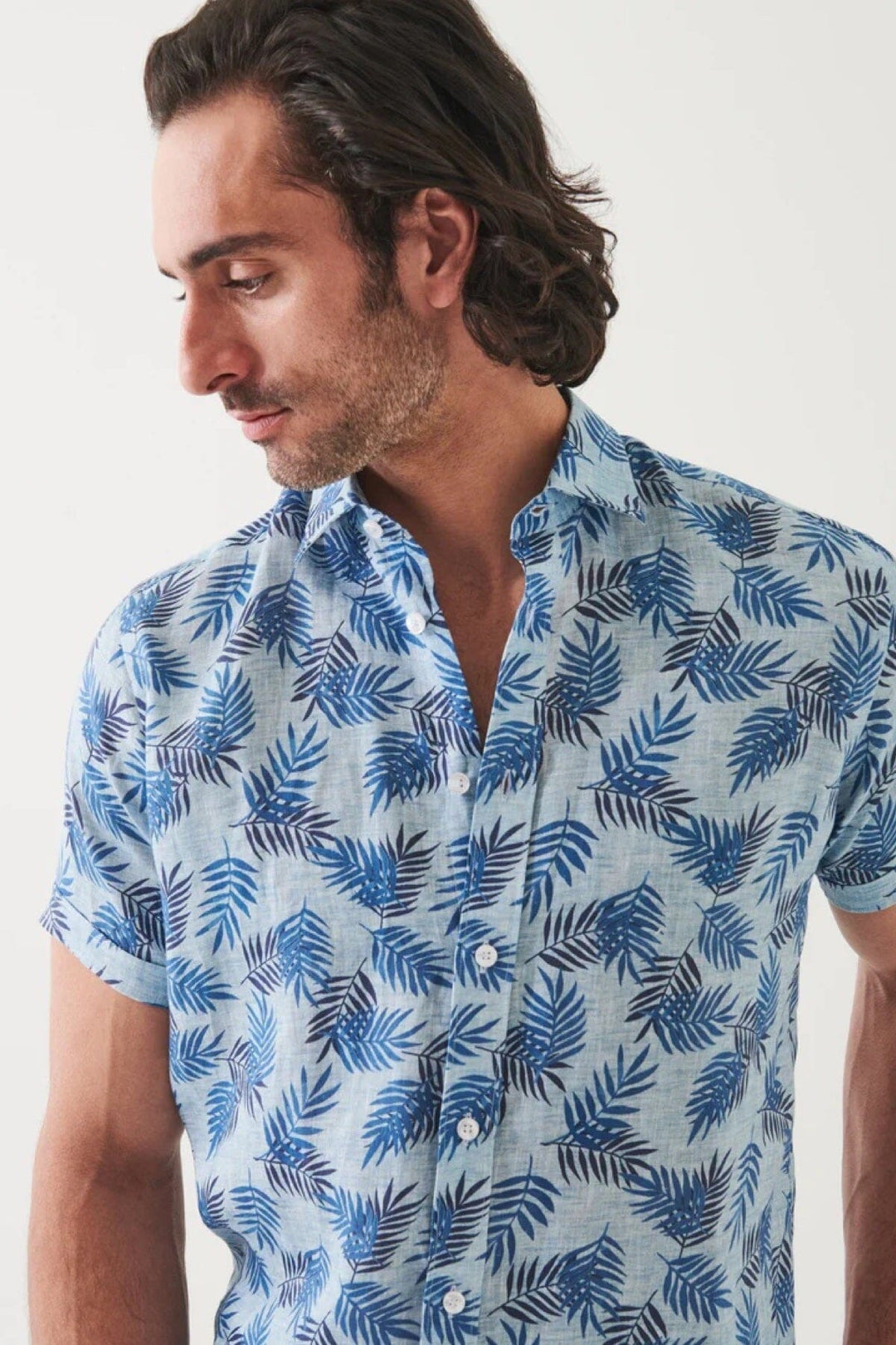 Chemise à manches courtes avec imprimé fleuri Homme - Chemise - Chemise mc Patrick Assaraf