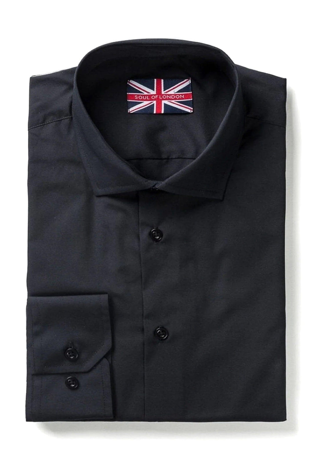 Chemise habillée Soul of London 15 Noir 