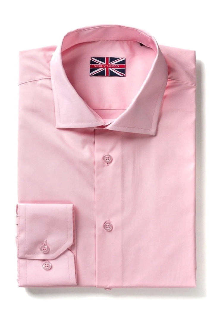 Chemise habillée Soul of London 15 Rose 