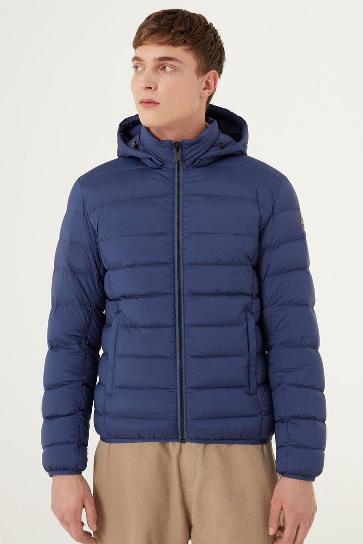 Doudoune extensible avec capuche amovible Homme - Manteaux et vestes - Manteau d'hiver Colmar