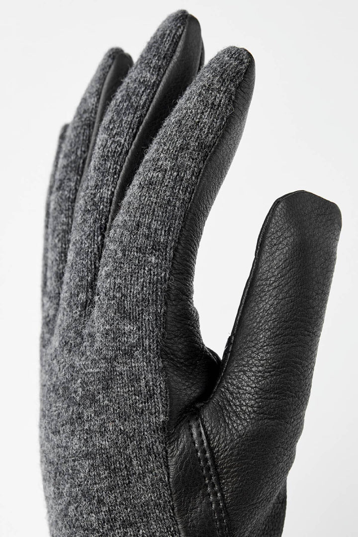 Gant de daim et tricot de laine Homme - Accessoires - Gants - Gants de cuir Hestra